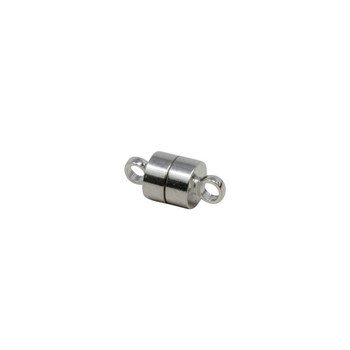 Rhodium 5x12mm Magnetic Clasp