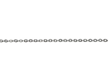 Stainless Steel .75mm Cable Chain - Sold By 6 Inches