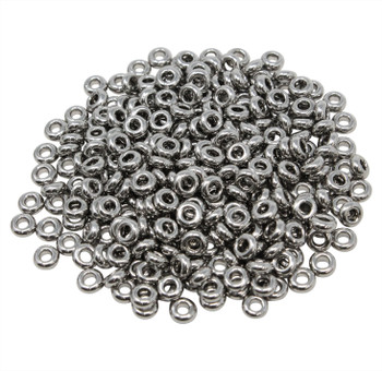 Size 6 Toho Demi Round Seed Beads -- Nickel