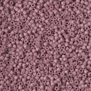 Delicas Size 11 Miyuki Seed Beads -- 2294 Glazed Opaque Mauve Matte