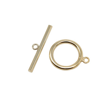 14K Gold Filled 15mm Toggle and Eye Set
