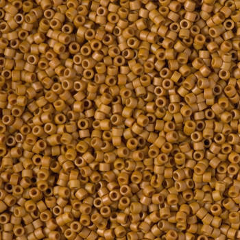 Delicas Size 11 Miyuki Seed Beads -- 2286 Glazed Opaque Pecan Matte