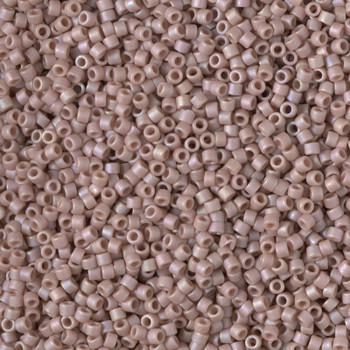 Delicas Size 11 Miyuki Seed Beads -- 2305 Glazed Opaque Lavender AB Matte