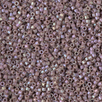 Delicas Size 11 Miyuki Seed Beads -- 2321 Glazed Opaque Amethyst AB Matte