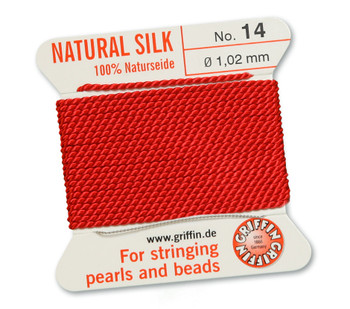 Griffin® Silk Cord Red #14