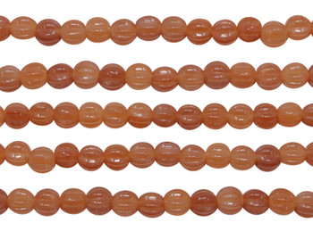 Czech Glass 5mm Melon --  Milky Caramel