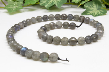 Labradorite A Grade Polished 8mm Faceted Round