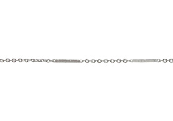 Sterling Silver 1.1x10.25mm Fancy Chain - Sold By 6 Inches