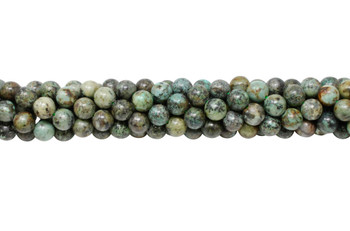 African Turquoise Polished 10mm Round