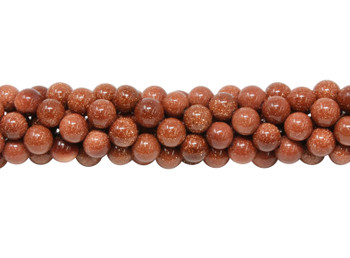 Goldstone Polished 6mm Round