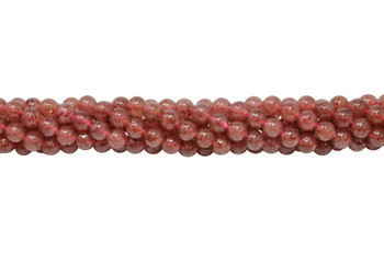 Ruby Quartz Polished 6mm Round