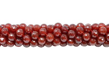 Carnelian Polished 12mm Faceted Round