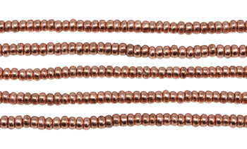Copper Plated Brass 4x2mm Rondelle