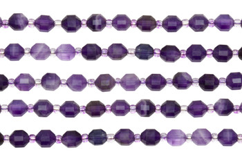 Amethyst Polished 6mm Energy Tube