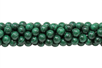 Malachite Grade A Polished 10mm Round