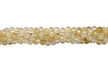 Citrine Natural Polished 4mm Faceted Round