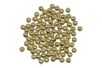 14kt Gold Plated 4mm Round Anti Tarnish Coating - 100 Beads