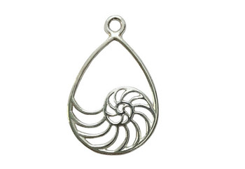 Nautilus Shell Frame - Sterling Silver