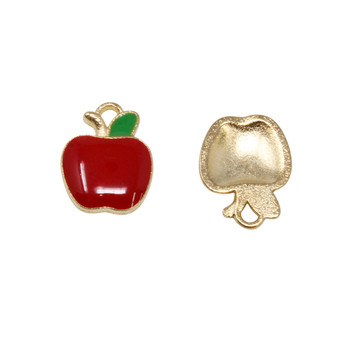 15x12mm Enamel Apple