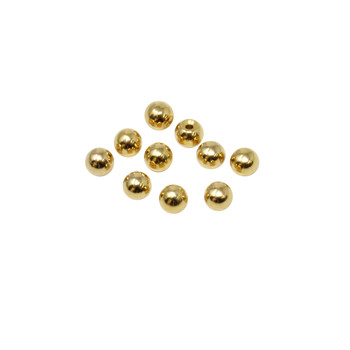 Gold Plated 3mm Memory Wire Ends - 10 Pieces