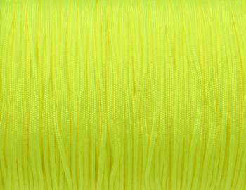 Neon Yellow - 1.5mm Nylon Chinese Knotting Cord - Sold by the Foot
