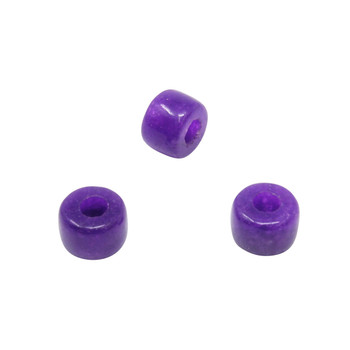 Forte Bead - Manmade Dyed Purple Jade - Sold Individually