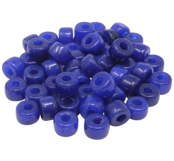 Forte Bead - Manmade Dyed Royal Blue Jade - Sold Individually