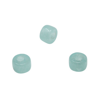 Forte Bead - Manmade Dyed Mint Jade - Sold Individually