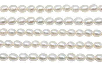 Freshwater Pearls A Grade 6-7mm Rice