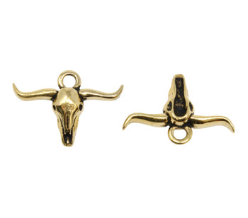 Gold Plated Longhorn Charm