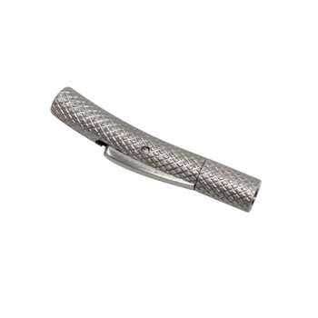 Stainless Steel 24x4mm Cord Bayonet Clasp