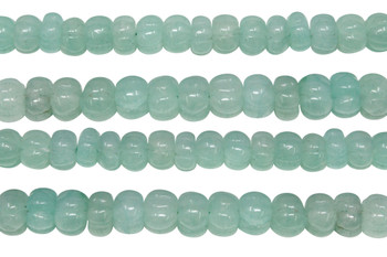 Natural Emerald Polished 9mm Melon / Pumpkin