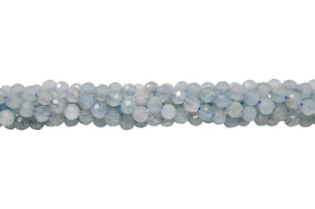 Aquamarine Polished 2.5mm Faceted Round