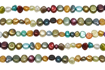 Freshwater Pearls 4-6mm Color Mix Nugget