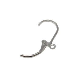 Stainless Steel Leverback Earrings - 1 Pair