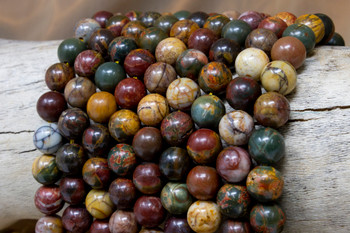 Red Creek Jasper Polished 10mm Round