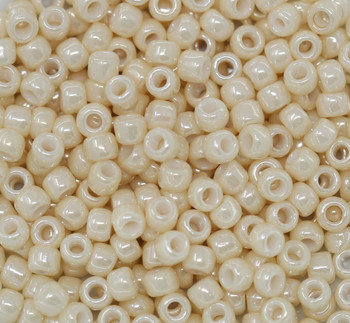 Size 6 Toho Seed Beads -- 421A Bone Pearl