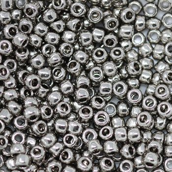 Size 6 Toho Seed Beads -- 464A Nickel Plated