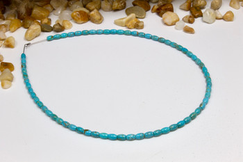 Kingman Turquoise Polished 4x6mm Rice - Arizona