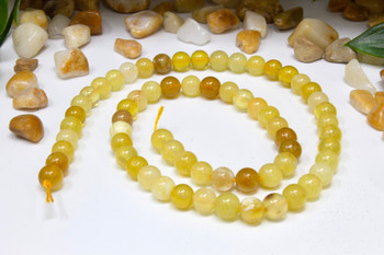 Natural Yellow Opal A Grade Polished 6mm Round