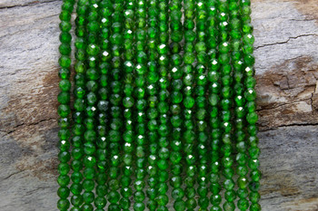 Chrome Diopside Polished 3mm Faceted Round