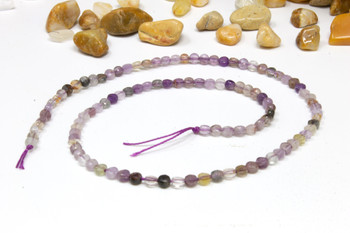 Ametrine Polished 4mm Faceted Coin