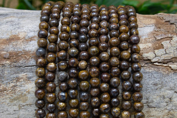 Bronzite Polished 4mm Round