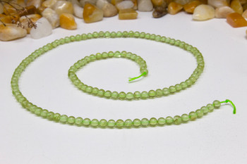 Peridot Polished 3mm Round