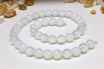 Opalite Polished 10mm Faceted Round