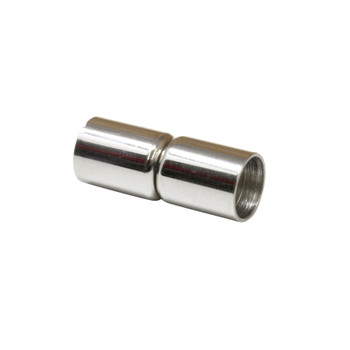 18x6mm Stainless Steel Magnetic Clasp with 6mm Hole