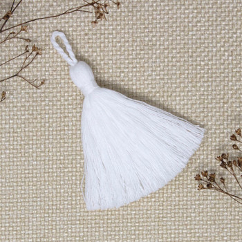 White 80mm Tassel