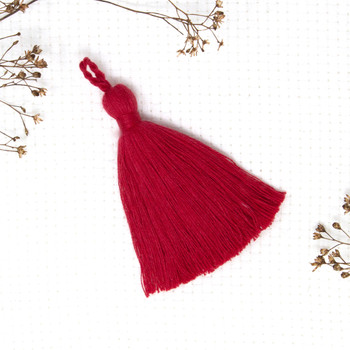 Scarlet Red 80mm Tassel