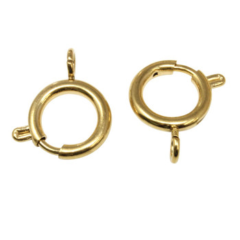 Gold Plated Stainless Steel 16mm Spring Clasp
