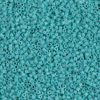 Delicas Size 15 Miyuki Seed Beads -- 729 Opaque Turquoise